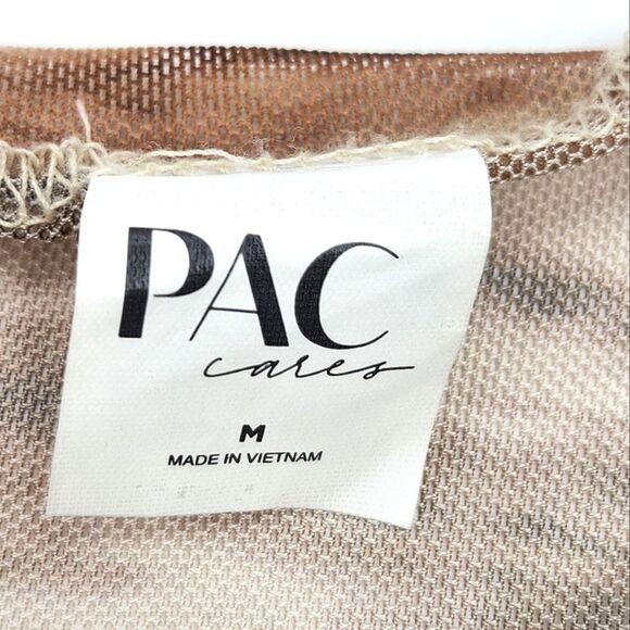 Pacsun Mesh Shirt Crop Top Womens Size Medium Sheer Tie Dye Fairy Grunge Rave - Picture 3 of 8